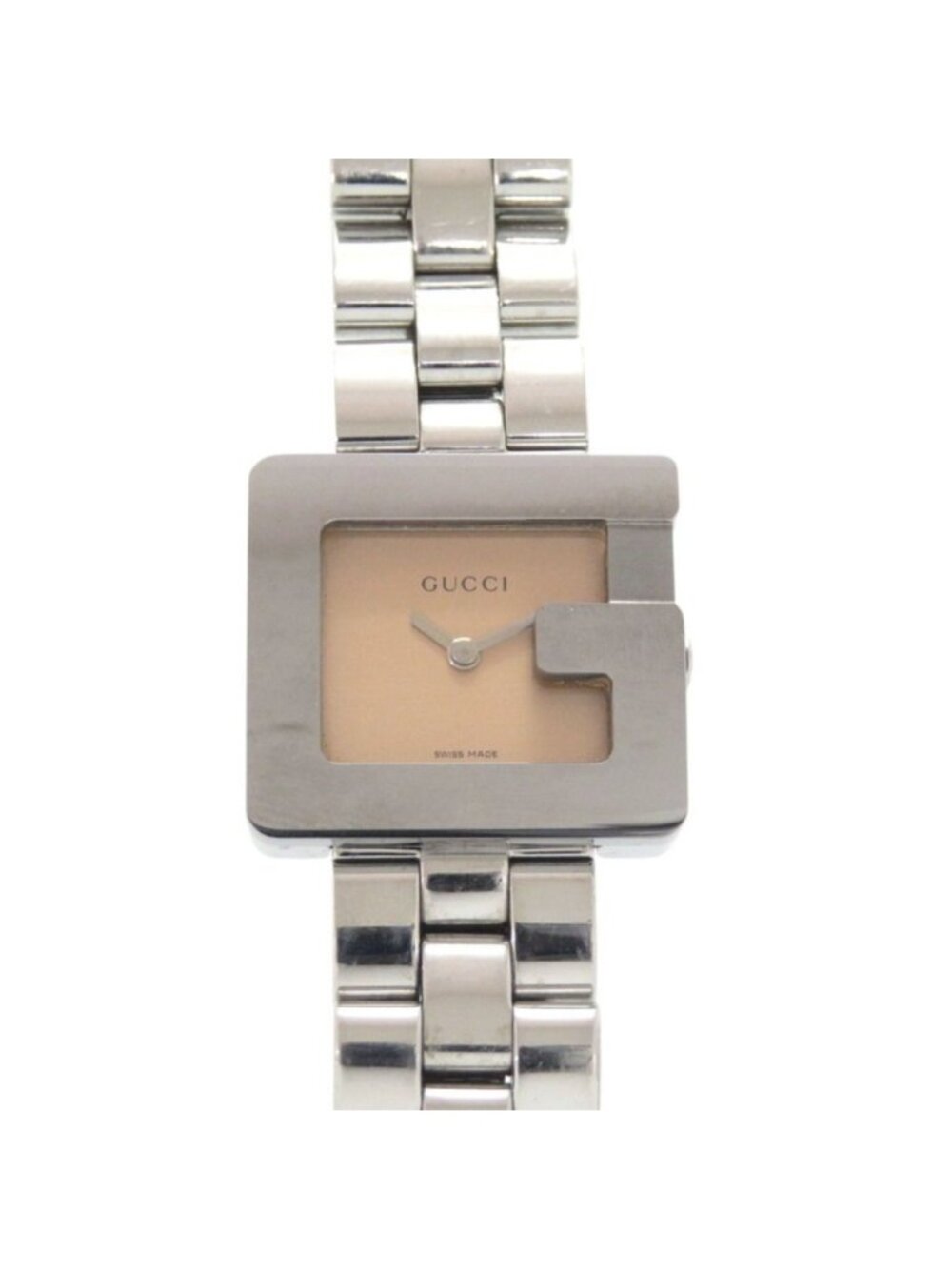Gucci Watch SS Orange Silver Quartz